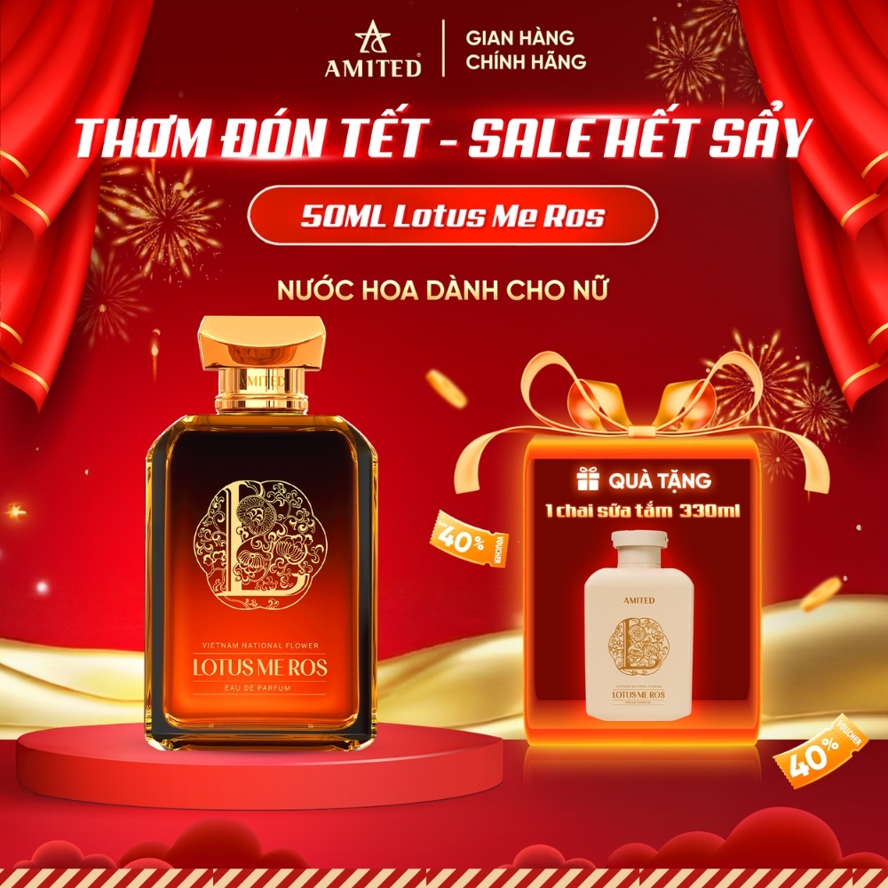Nước hoa nữ Lotus Me Ros