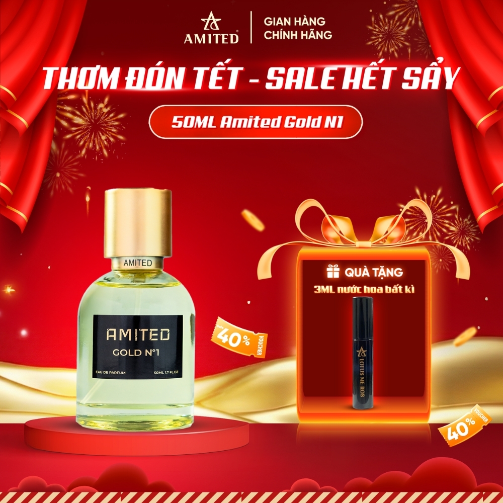 Nước hoa unisex Amited Gold N1